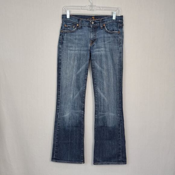 7 for all Mankind Bootcut Jean SZ 28 - Picture 2 of 5